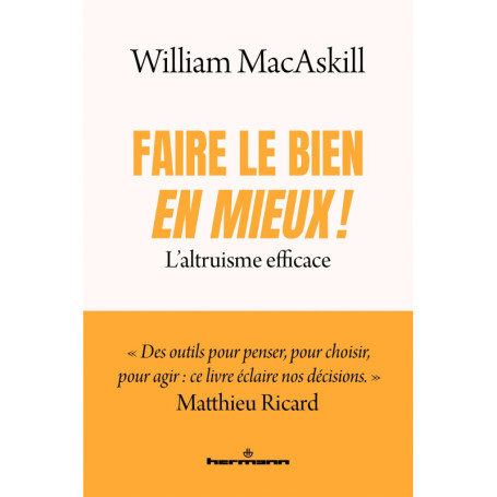 Faire le bien, en mieux !