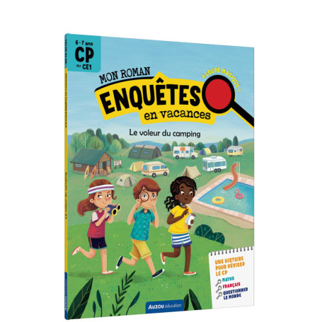 Mon roman - enquêtes CP - Le voleur du camping