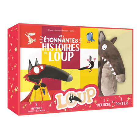 Coffret peluche - Mes étonnantes histoires loup
