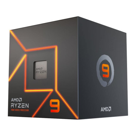 AMD Ryzen 9 7900 Processeur (Radeon Graphique Intégré, 12 Cœurs/24 Threads, 65W TDP, Socket AM5, Cache 76Mo, jusqu'à 5,4 GHz Fré