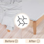 Bedecor -4Pcs (15cm à 55cm) Triangle Tendeur Drap Housse Lit Drap Réglable,Tendeurs de Maintien,Convient à Tous Lits et Matelas,