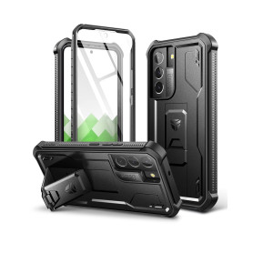 Dexnor pour Coque Samsung Galaxy S22 Plus 5G avec Protection d'écran intégrée Coque de Protection intégrale Antichoc à 360 degré