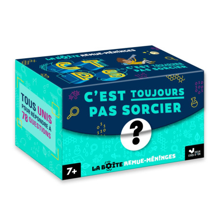 Boite remue-méninges - C'est toujours pas sorcier - boîte avec cartes