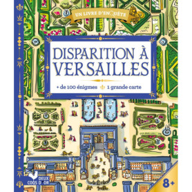Disparition à Versailles - livre avec carte