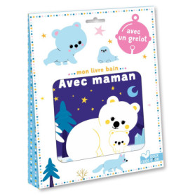 Mon livre bain - Avec maman - avec un grelot