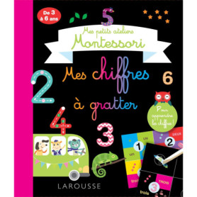 Mes petits ateliers Montessori : Mes chiffres à gratter