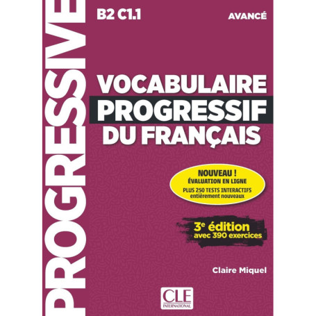 Vocabulaire progressif du français avancé + appli 2ed