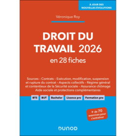 Droit du travail 2026 en 28 fiches