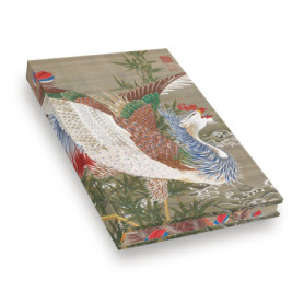 Carnet Hazan effet soie. Jakuchu