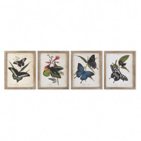 Cadre DKD Home Decor Papillons (40 x 2 x 50 cm) (4 Unités) 169,99 €