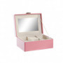 Boîte à bijoux DKD Home Decor Rose PU Bois MDF (17 x 13 x 8,5 cm) 33,99 €