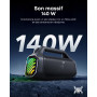 Soundcore Boom 2 Plus Enceinte Bluetooth puissante, 140W, 2+2 canaux stéréo, BassUp 2.0,Charge Rapide 30W, 20h, IPX7, lumières R