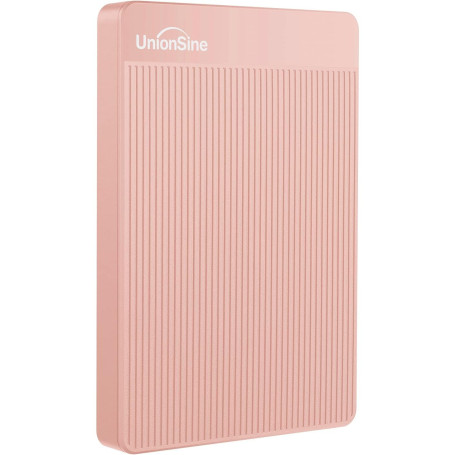 UnionSine Disque Dur Externe Portable 500Go Ultra-Mince 2.5" USB 3.0, SATA, Stockage HDD pour PC, Mac, Ordinateur de Bureau, Ord