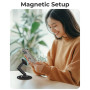 COOPER Mag360, Support de téléphone magnétique Compatible MagSafe, Rotation 360°, Support de Bureau pour iPhone 17/16/15/14/13/1