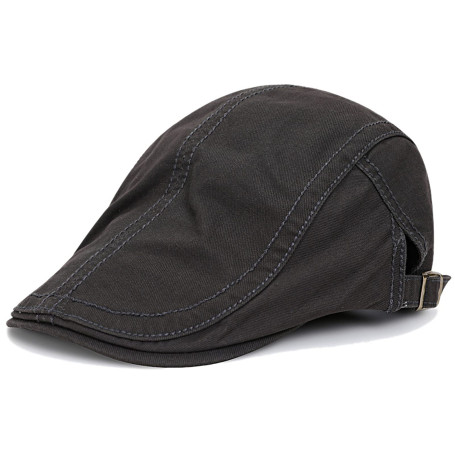 KeepSa Cotton Réglable Vintage Casquette Beret Homme Respirant Casquette Plate Protection Solaire Béret Newsboy Cap Gatsby Ivy I