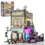 FUNWHOLE Magasin de Skate - Set de Briques de Construction Éclairé LED, Collection Street Fusion City, Kit de Construction Modul