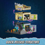 FUNWHOLE Magasin de Skate - Set de Briques de Construction Éclairé LED, Collection Street Fusion City, Kit de Construction Modul