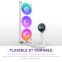 NZXT Kraken Elite 420 RGB 2025 - Refroidisseur liquide AIO pour CPU - Radiateur 420mm - Ventilateur F420 RGB Core - LCD IPS 2,72