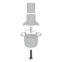 Pour Découpe Minute Thermomix TM5 TM6, tige arbre de transmission axe pièce de rotation