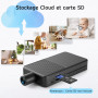 Digimore Mini Camera Espion sans Fil, WiFi Camera Surveillance 10h Enregistrement Continu, Stockage Cloud Gratuit, Batterie 3000