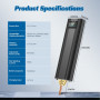 Jradse Batterie Soudeuse par Points 80 Niveaux Réglables 800A Soudeuse par Points Portative avec Écran OLED 5000mAh pour Bandes 