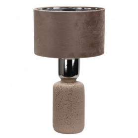 Lampe de bureau DKD Home Decor Céramique Polyester Velours Marron Clair 220 V 50 211,99 €