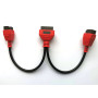 OTKEFDI FCA OBDII Bypass Gateway Adaptador de Programación OBD 12+8 PIN Para el Adaptador de Diagnóstico OBD 2 de-Bypass SGW