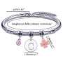 KJKJKJ Bracelet Lettre Initiale Prénom Pour Femme Argent Lettres A-Z Pendentif Bracelets Sœurs Amitié Collègue Fille Mamie Femme
