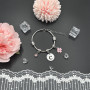 KJKJKJ Bracelet Lettre Initiale Prénom Pour Femme Argent Lettres A-Z Pendentif Bracelets Sœurs Amitié Collègue Fille Mamie Femme