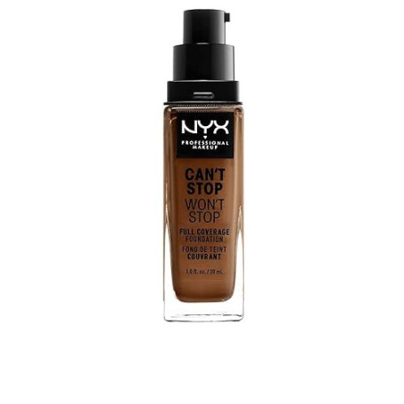 NYX Professional Makeup Fond de Teint Liquide Couvrant Tenue 24h Can't Stop Won't Stop Liquid Foundation, Waterproof, Fini Mat,