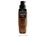NYX Professional Makeup Fond de Teint Liquide Couvrant Tenue 24h Can't Stop Won't Stop Liquid Foundation, Waterproof, Fini Mat,