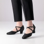 Werner Kern Chaussures de danse Ronja 4,5 Comfort pour femme - Brocart 15 - Pour pieds larges - Talon cubain de 4,5 cm - Semelle