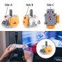 4PCS 3D Joysticks pour Sony PS5 Joystick Hall Effect Analogique Capteurs Module Thumbstick pour Playstation 5 PS5 Stick Contrôle