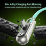 Câble chargeur invisible 2 en 1 avec support, conception double tête USB-A/USB-C vers Type-C, chargeur de téléphone latéral 240