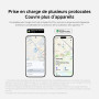Xiaomi Smart Tag, Compatible Apple Find My et Google Android Find Hub, traqueur Bluetooth pour clés, Bagages, Sac, Portefeuille 