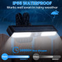 LEKIA Lampe Solaire Exterieur, 2 Pièces Clip On Lumiere Solaires Exterieur à Détecteur de Mouvement, 36 LEDs Lampe Murale Solair