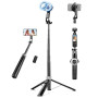 Victiv 178cm Magnétique Trépied Smartphone, Trépied Téléphone en Aluminium Compatible avec iPhone 17/16/15/14 Pro Max Mag-Safe,
