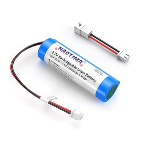 NASTIMA XH2.54/2P Plug 3,7V 2600mAh 9,36Wh Batterie Li-ION Rechargeable pour l'Électronique de Bricolage, Les Amplificateurs de