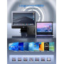 Lecteur CD/DVD Externe pour PC, USB 3.0 et USB-C Graveur DVD Externe Optique Portable CD/DVD -/+RW Drive, Mince DVD Player Trans