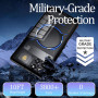 Anlalish Coque de protection transparente avec film de protection d'écran - Compatible avec Redmagic 11 Pro - Anti-chocs - PC - 