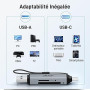Acer Lecteur de Carte SD 3.0, SD Card Reader USB C et USB 3.0 pour SD/Micro SD/SDHC/SDXC/MMC, Compatible avec iPhone 17 Pro, Mac