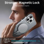 NEWSONA Coque pour iPhone 12/12 Pro [Noir Translucide Anti-Jaunissement],Compatible avec MagSafe, Étui Magnétique Antidérapant a