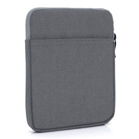 MyGadget Pochette Nylon pour Tablette jusqu'à 8 Pouces - Protection pour 21 x 14 cm - ex. Kindle Paperwhite, Oasis - Gris Foncé