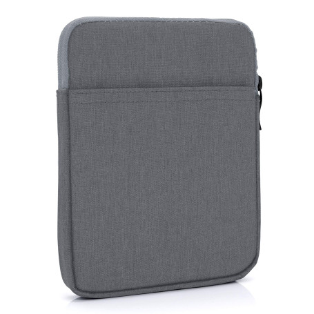 MyGadget Pochette Nylon pour Tablette jusqu'à 8 Pouces - Protection pour 21 x 14 cm - ex. Kindle Paperwhite, Oasis - Gris Foncé