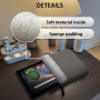MyGadget Pochette Nylon pour Tablette jusqu'à 8 Pouces - Protection pour 21 x 14 cm - ex. Kindle Paperwhite, Oasis - Gris Foncé