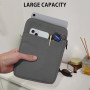 MyGadget Pochette Nylon pour Tablette jusqu'à 8 Pouces - Protection pour 21 x 14 cm - ex. Kindle Paperwhite, Oasis - Gris Foncé
