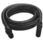 Einhell Tuyau d'aspiration noir 4 mètres avec embouts en PVC