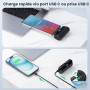 Feob Batterie Externe pour iPhone 17/16/15 Series, Upgrade 5200mAh PD 3A Charge Rapide USB C Power Bank avec Écran LCD Chargeur