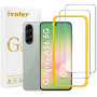 ivoler Verre Trempé pour Samsung Galaxy A56 5G Installation en 30 Secondes, Outil d'Installation Facile, Protection d’écran en 9