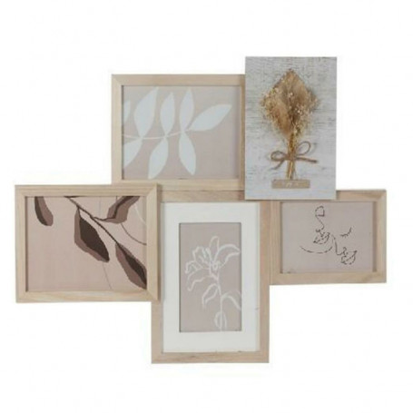 Cadre photo DKD Home Decor Verre Naturel Shabby Chic (53 x 2,4 x 39,5 cm) 36,99 €